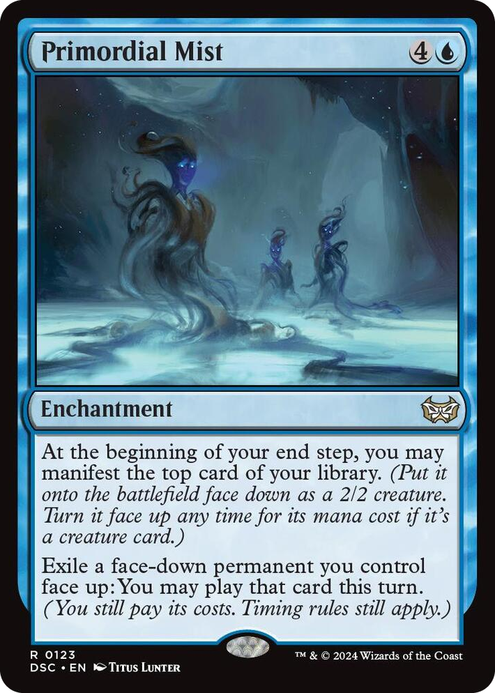 0123 Primordial Mist R Commander: Duskmourn: House of Horror