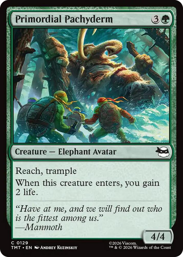 0129 Primordial Pachyderm C Teenage Mutant Ninja Turtles