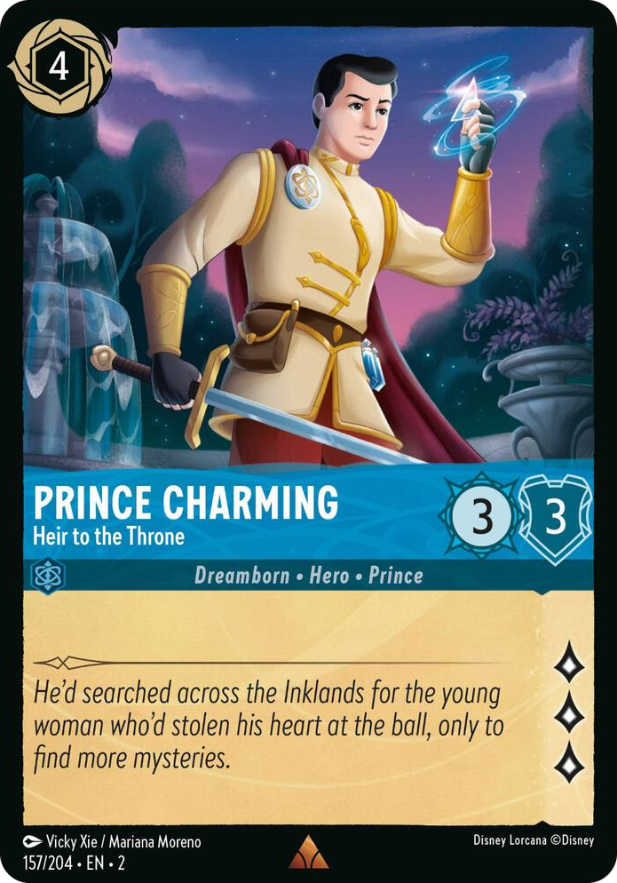 0157 Prince Charming - Heir to the Throne Rare Rise of the Floodborn