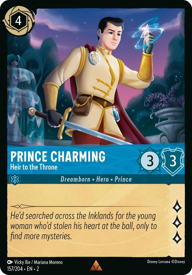 0157 Prince Charming - Heir to the Throne Rare Rise of the Floodborn