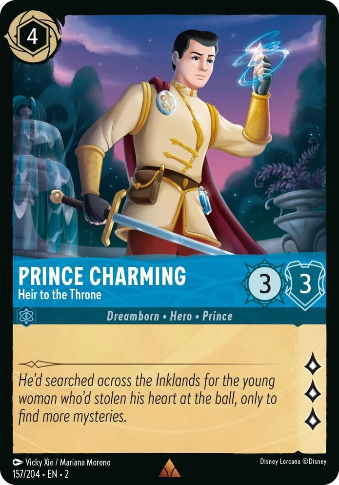 0157 Prince Charming - Heir to the Throne Rare Rise of the Floodborn