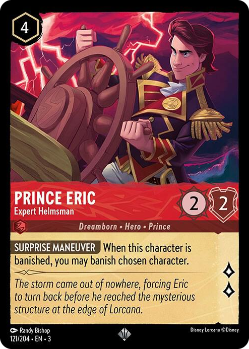 0121 Prince Eric - Expert Helmsman Super Rare Into the Inklands