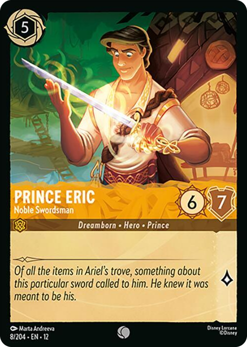 0008 Prince Eric - Noble Swordsman Common Wilds Unknown