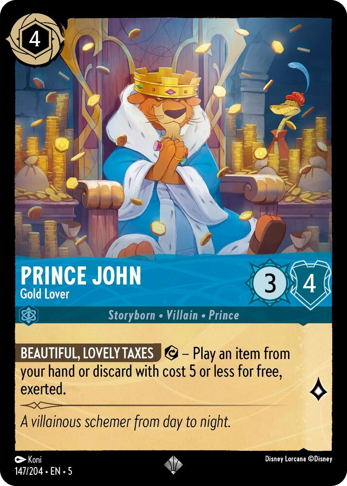 0147 Prince John - Gold Lover Super Rare Shimmering Skies