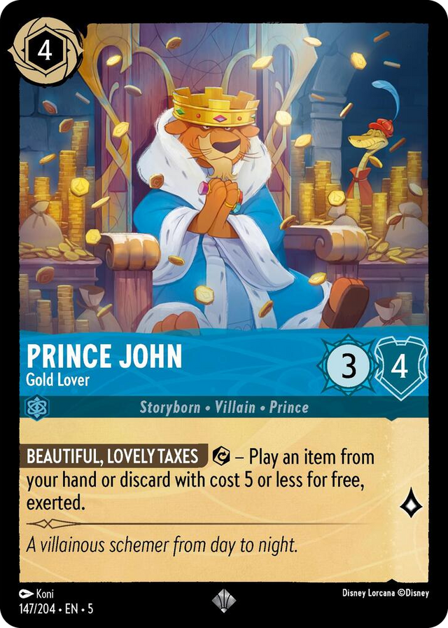 0147 Prince John - Gold Lover Super Rare Shimmering Skies