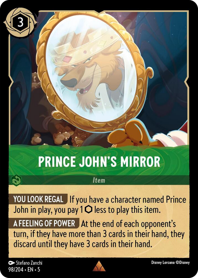 0098 Prince John's Mirror Rare Shimmering Skies