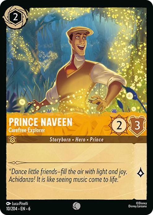 0010 Prince Naveen - Carefree Explorer Common Azurite Sea