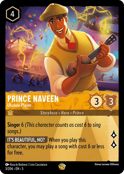 0003 Prince Naveen - Ukulele Player Legendary Shimmering Skies