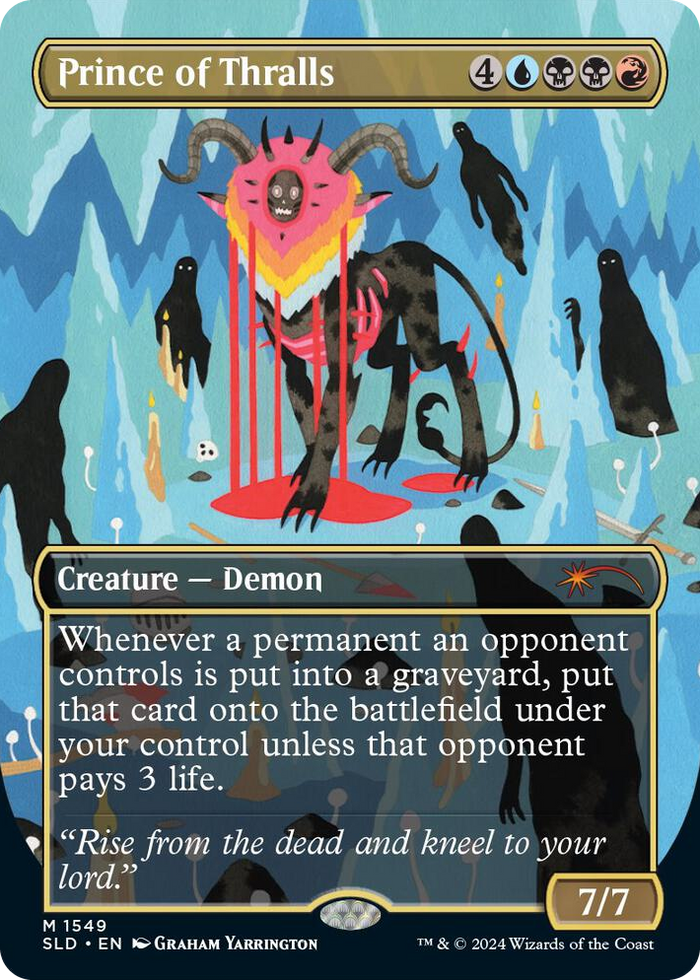Prince of Thralls #1549 M - Secret Lair Drop Series Pokemon card