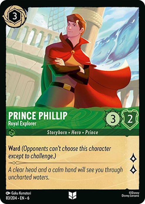 0083 Prince Phillip - Royal Explorer Uncommon Azurite Sea