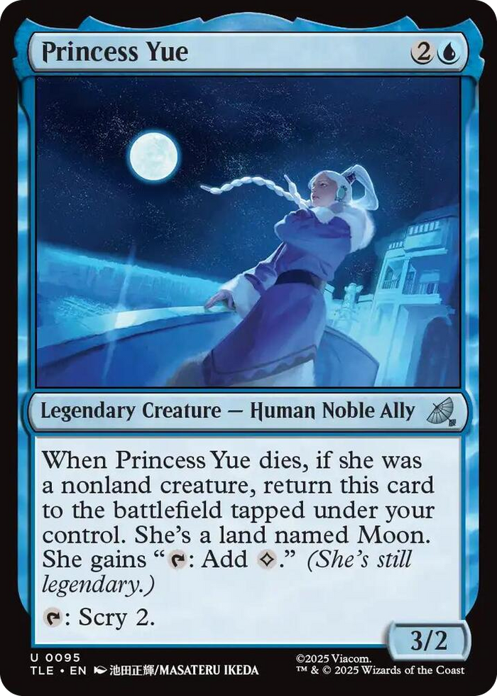 Princess Yue #95 U - The Last Airbender: Eternal-Legal Pokemon card