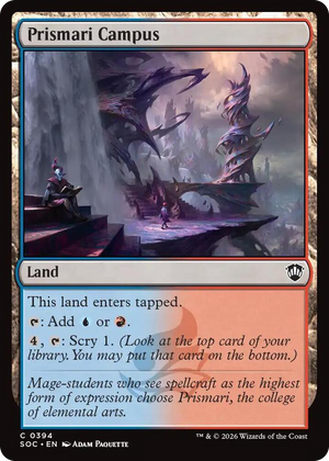 0394 Prismari Campus C Commander: Secrets of Strixhaven