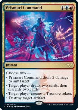 0214 Prismari Command R Strixhaven: School of Mages