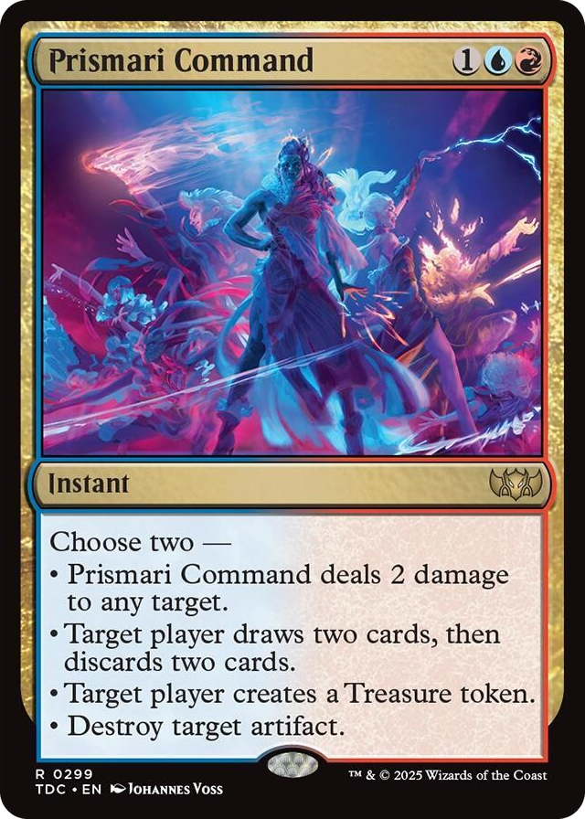0299 Prismari Command R Commander: Tarkir: Dragonstorm