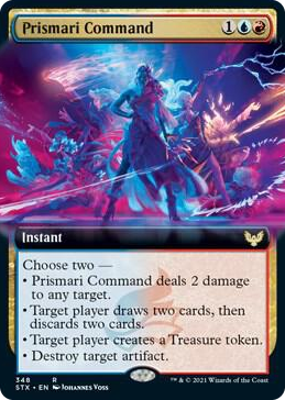 0348 Prismari Command (Extended Art) R Strixhaven: School of Mages