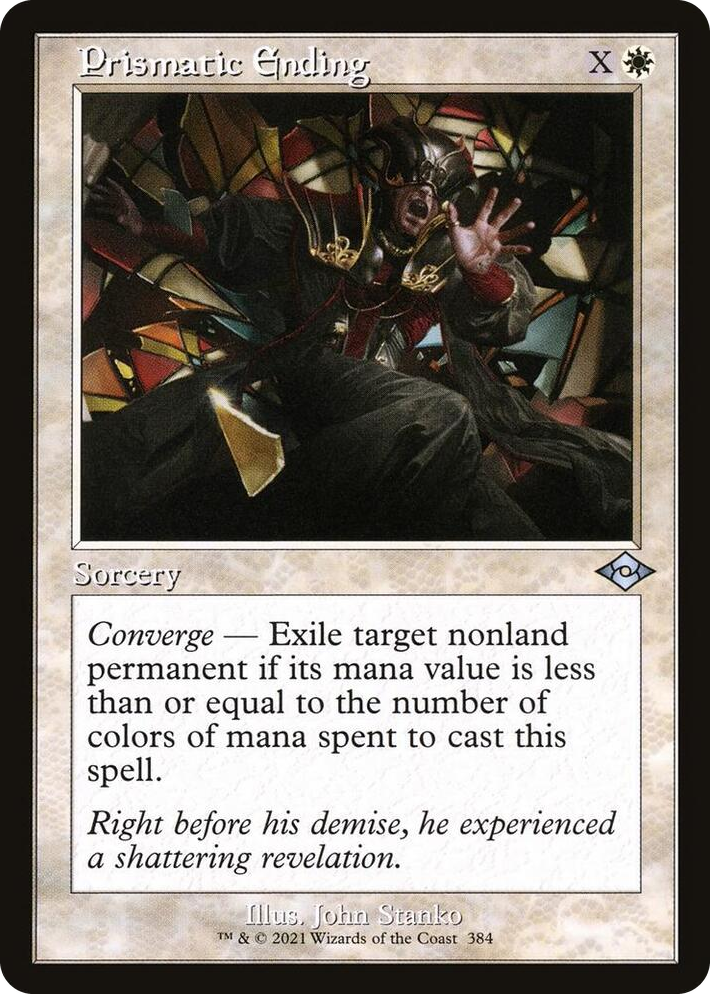 0384 Prismatic Ending (Retro Frame) U Modern Horizons 2