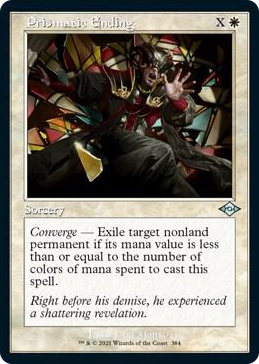 0384 Prismatic Ending (Retro Frame) (Foil Etched) U Modern Horizons 2