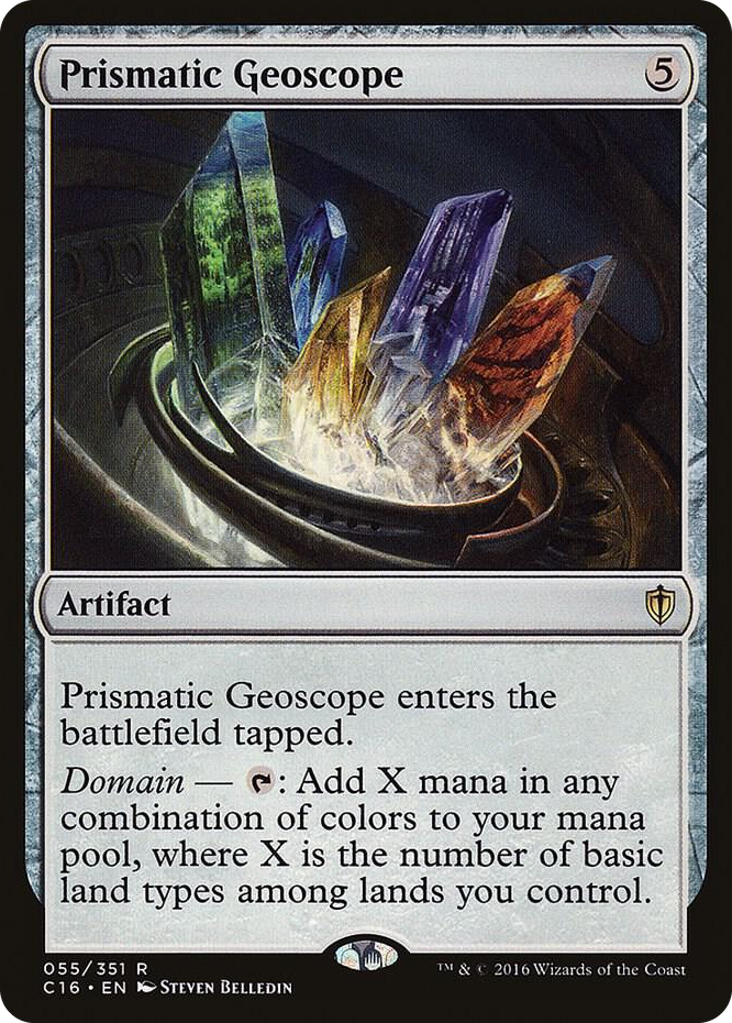 Prismatic Geoscope #55 R - Commander 2016 Pokemon card