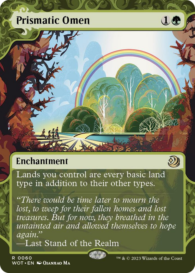 0060 Prismatic Omen R Wilds of Eldraine: Enchanting Tales