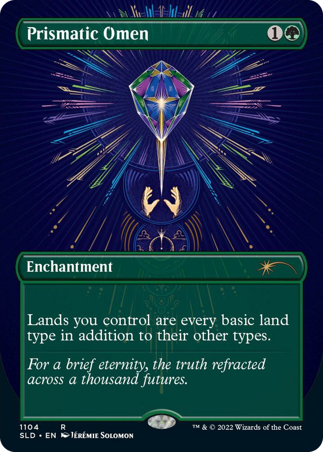 1104 Prismatic Omen (Borderless) R Secret Lair Drop Series