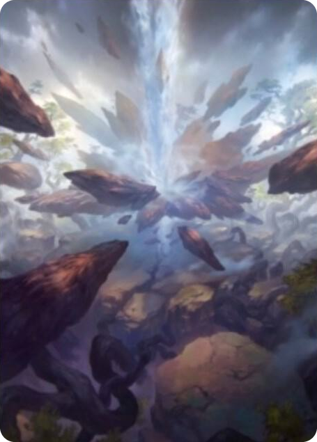 0035 Prismatic Vista Art Card S Art Series: Zendikar Rising