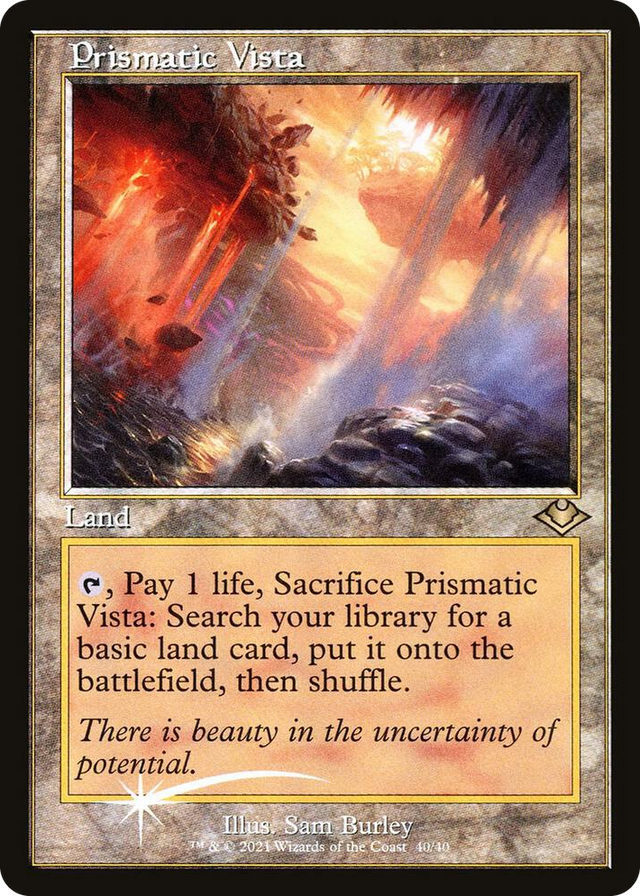 0040 Prismatic Vista (Retro Frame) R Modern Horizons