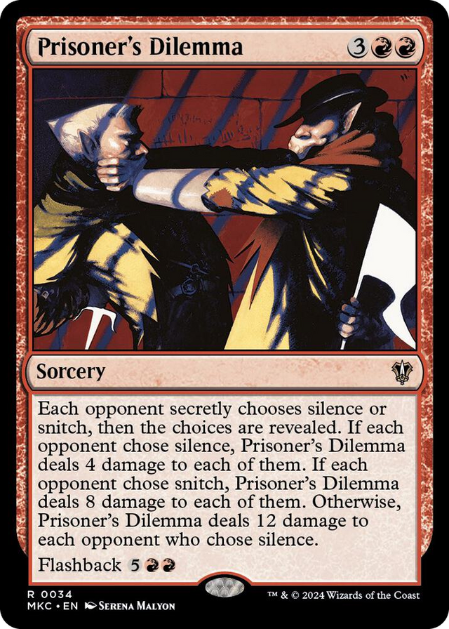 0034 Prisoner's Dilemma R Commander: Murders at Karlov Manor