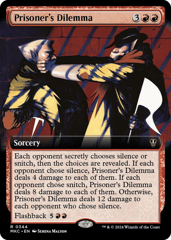 0344 Prisoner's Dilemma (Extended Art) R Commander: Murders at Karlov Manor