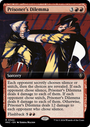 0344 Prisoner's Dilemma (Extended Art) R Commander: Murders at Karlov Manor