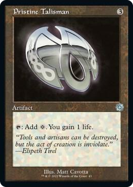 0043 Pristine Talisman U The Brothers' War: Retro Frame Artifacts