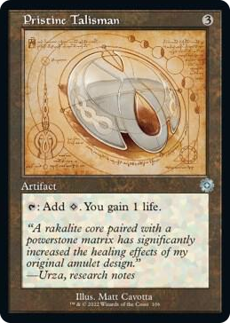 0106 Pristine Talisman (Schematic) U The Brothers' War: Retro Frame Artifacts