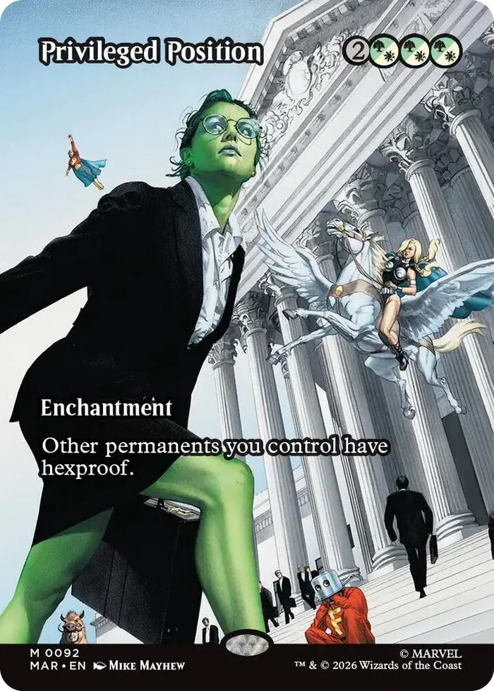 0092 Privileged Position (Borderless) M Marvel Universe Eternal-Legal