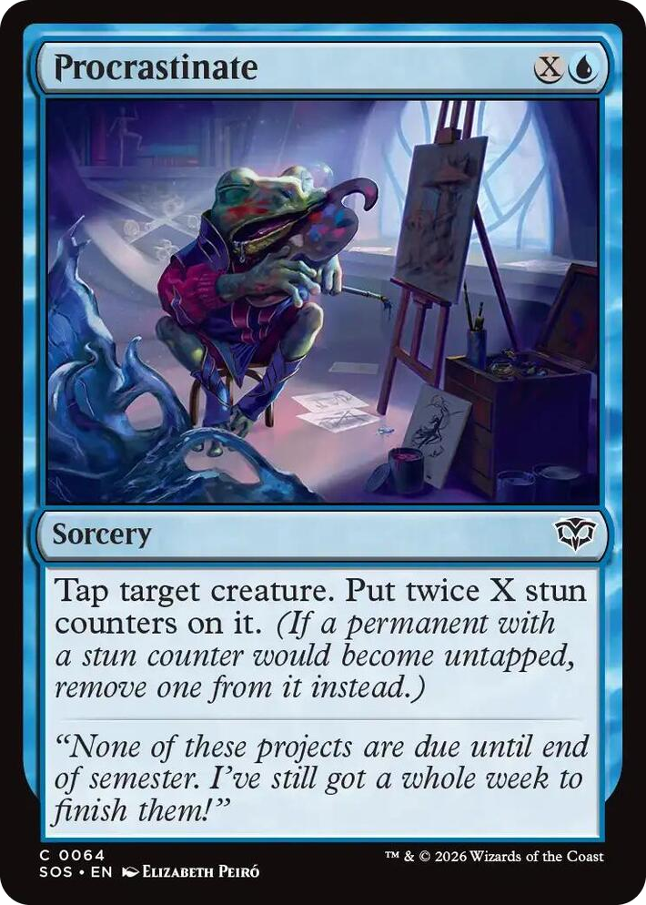 0064 Procrastinate C Secrets of Strixhaven