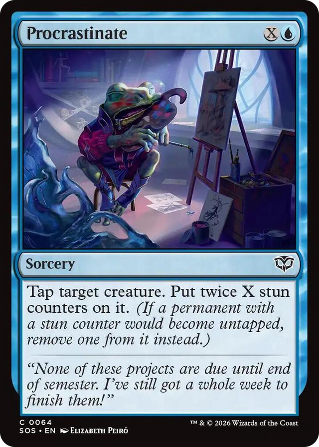 0064 Procrastinate C Secrets of Strixhaven
