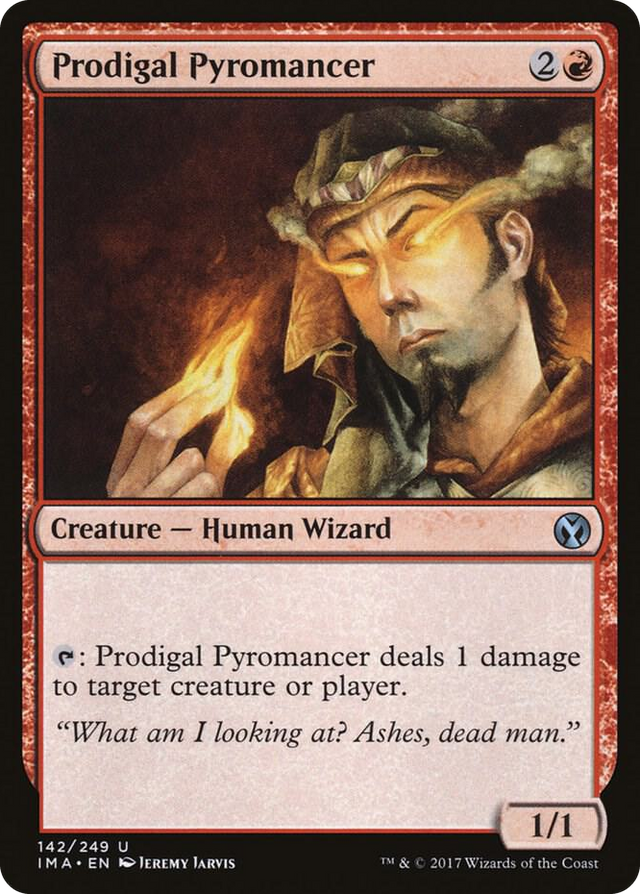 0142 Prodigal Pyromancer U Iconic Masters