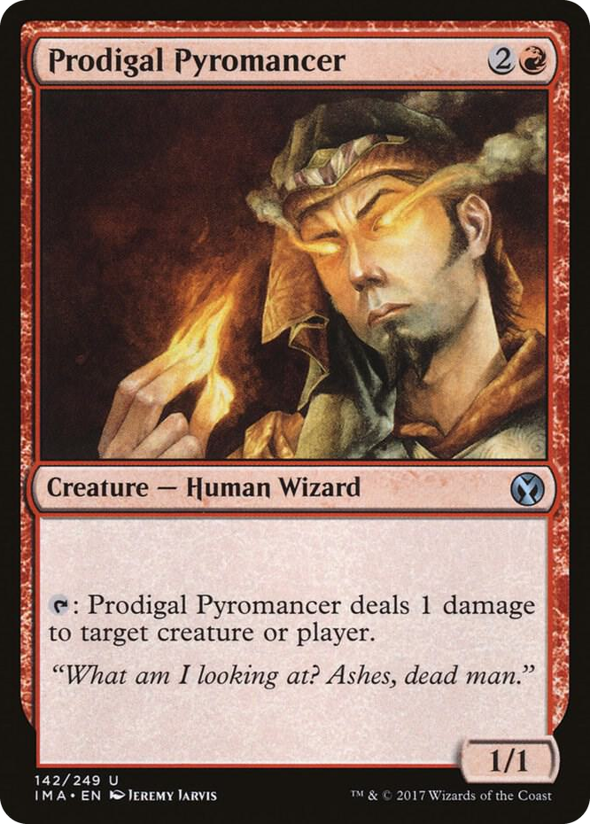 0142 Prodigal Pyromancer U Iconic Masters