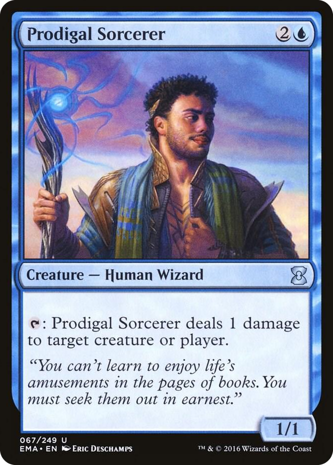 Prodigal Sorcerer #67 U - Eternal Masters Pokemon card