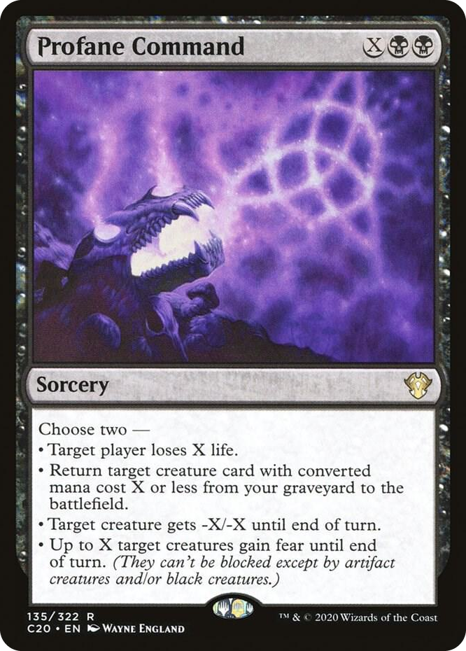 0135 Profane Command R Commander 2020