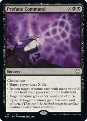 0256 Profane Command R Commander: Streets of New Capenna