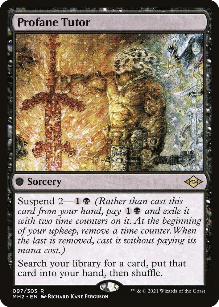 0097 Profane Tutor R Modern Horizons 2
