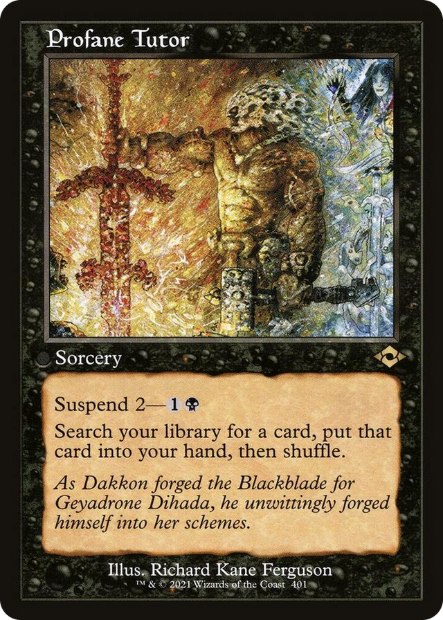 0401 Profane Tutor (Retro Frame) R Modern Horizons 2