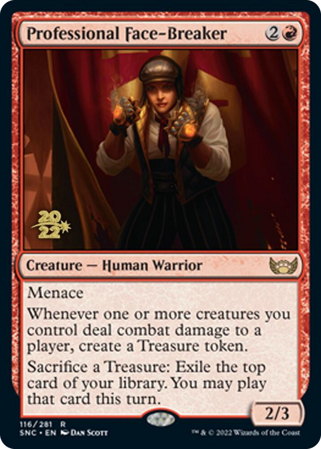 0116 Professional Face-Breaker R Prerelease Cards