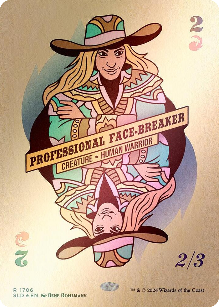 Professional Face-Breaker (Rainbow Foil) #1706 R - Secret Lair Drop Series Pokemon card