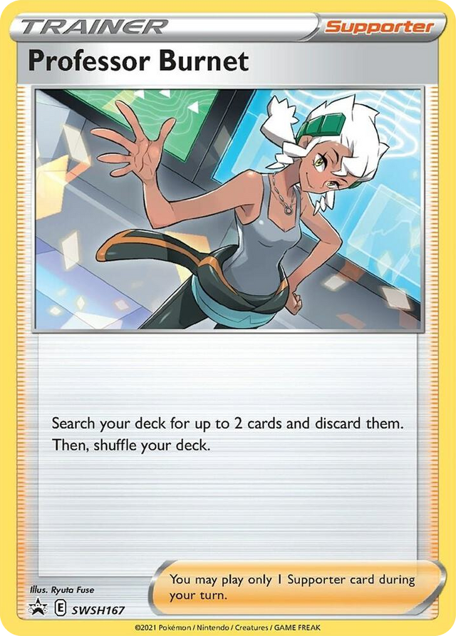 0167 Professor Burnet - SWSH167 Promo Sword & Shield Promo Cards