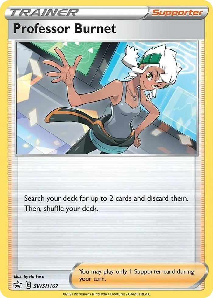0167 Professor Burnet - SWSH167 Promo Sword & Shield Promo Cards