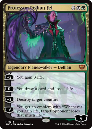 0214 Professor Dellian Fel M Secrets of Strixhaven