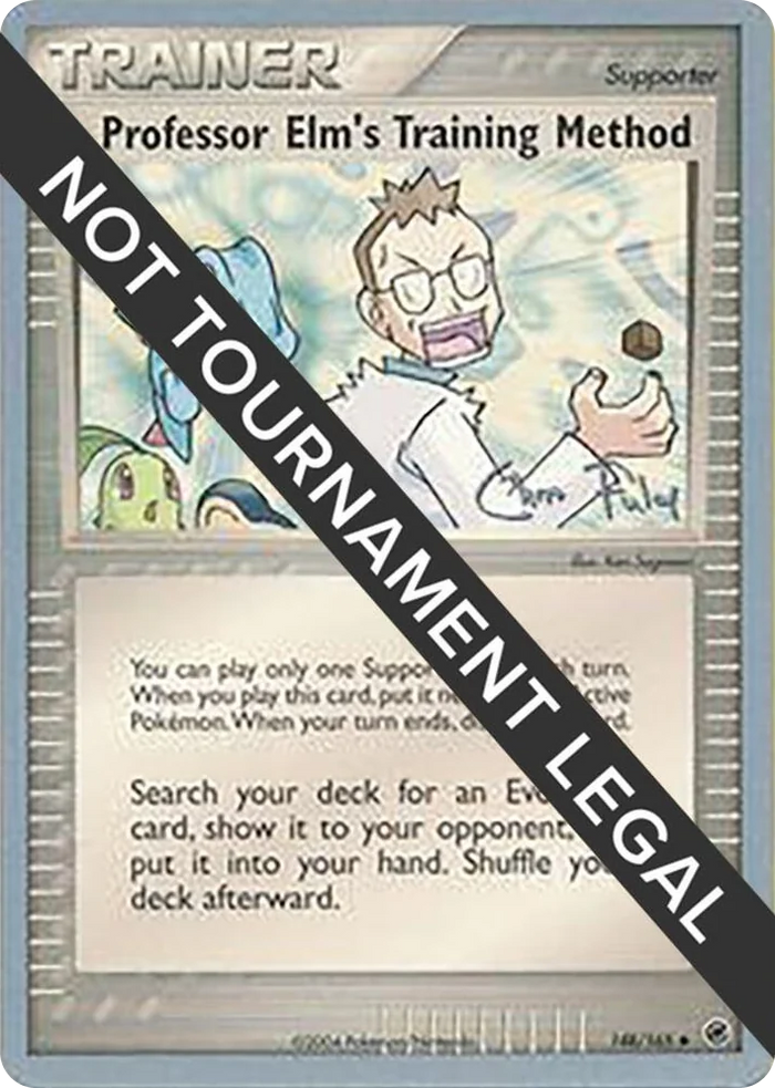 0148 Professor Elm's Training Method - 2004 (Chris Fulop) Uncommon World Championship Decks