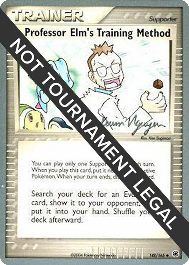 0148 Professor Elm's Training Method - 2004 (Kevin Nguyen) Uncommon World Championship Decks
