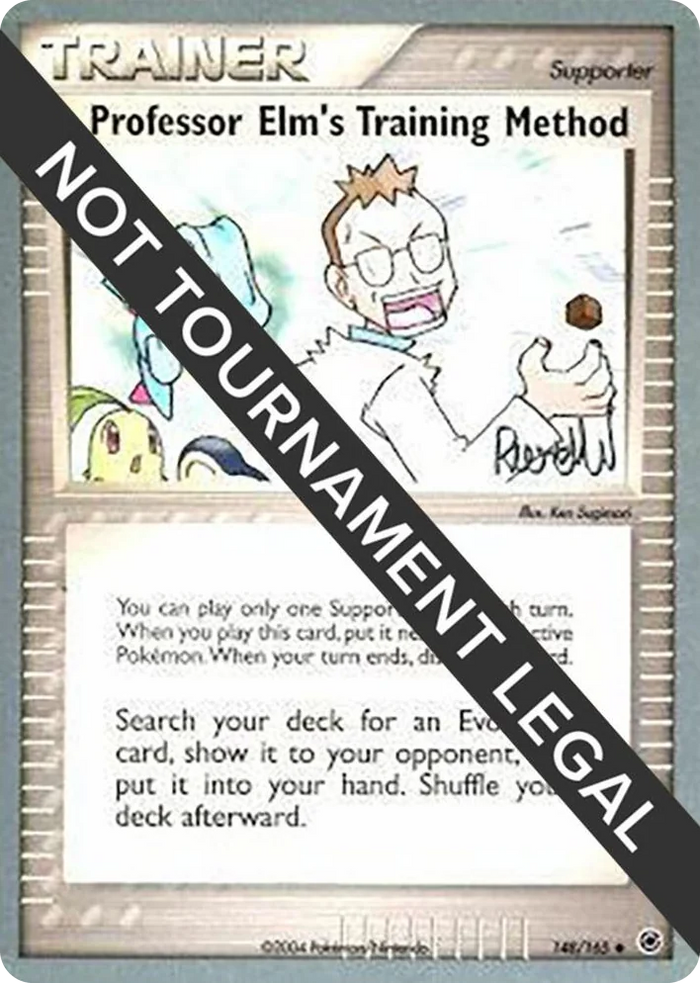 0148 Professor Elm's Training Method - 2004 (Reed Weichler) Uncommon World Championship Decks