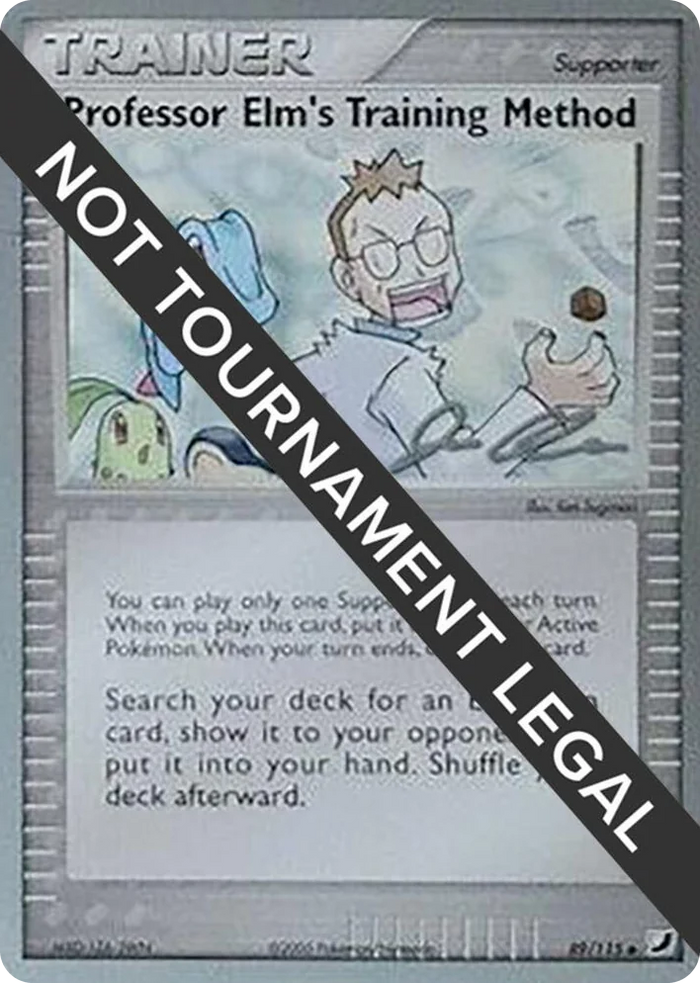 0089 Professor Elm's Training Method - 2006 (Jason Klaczynski) Uncommon World Championship Decks
